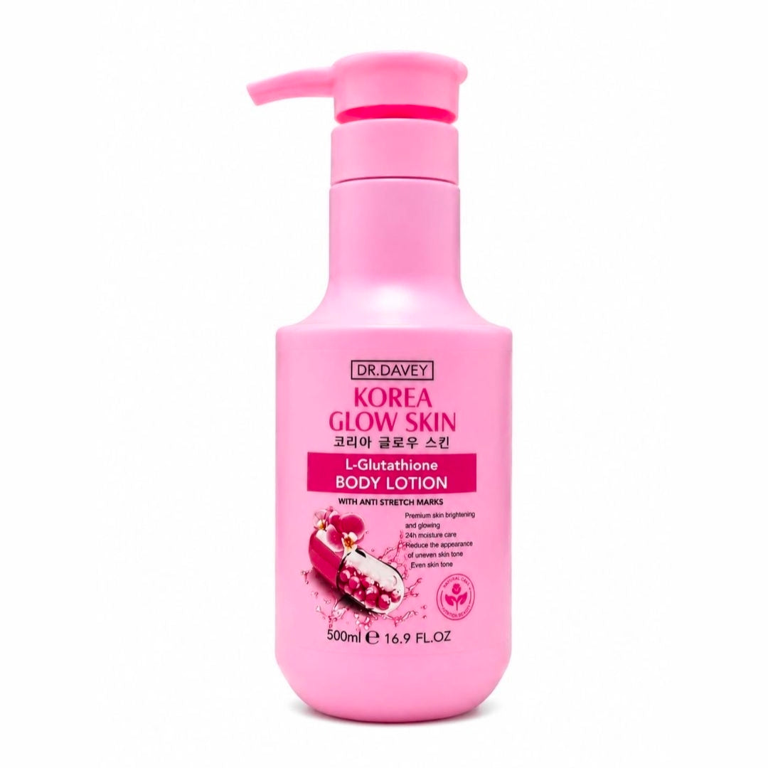 DR. DAVEY Korea Glow Skin L-Glutathione Body Lotion – 500 ml